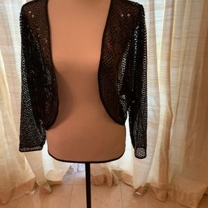 Bolero style top in black